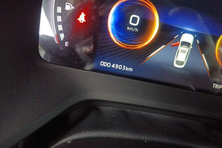 Used JAC A5 PLUS 2023 1.5T Automatic Luxury Model Odometer Close Up