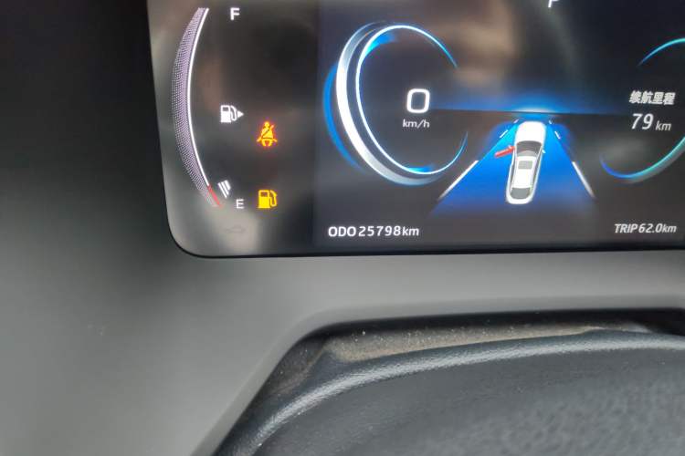 Used JAC A5 PLUS 2023 1.5T Automatic Prestige Model Odometer Close Up