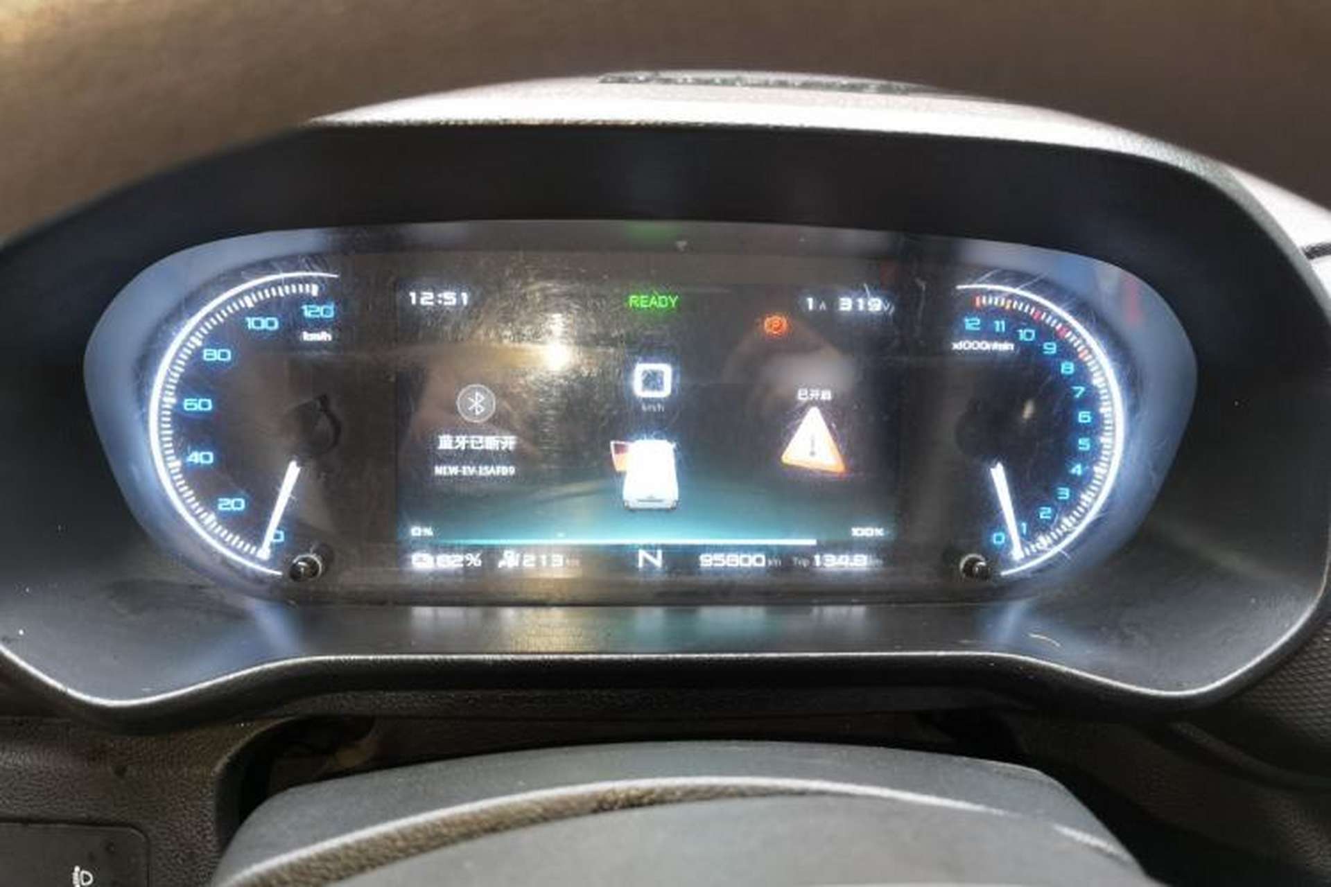 Used JAC Group Blue Cat 2023 M1 Zhongxinhang 38.64kWh Elite Edition Instrument Cluster