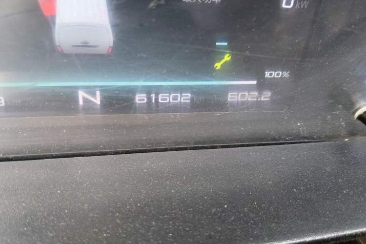 Used JAC Group Blue Cat 2023 M1 Zhongxinhang 38.64kWh Elite Edition Odometer Close Up