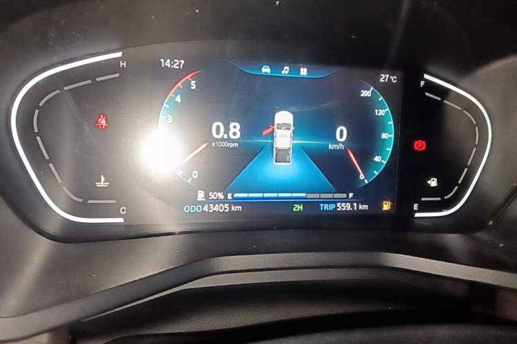 Used JAC Group Hantoo 2021 2.0T Commercial Version Manual Diesel 4x4 Elite Large Double Cabin HFC4DB2-2E Instrument Cluster