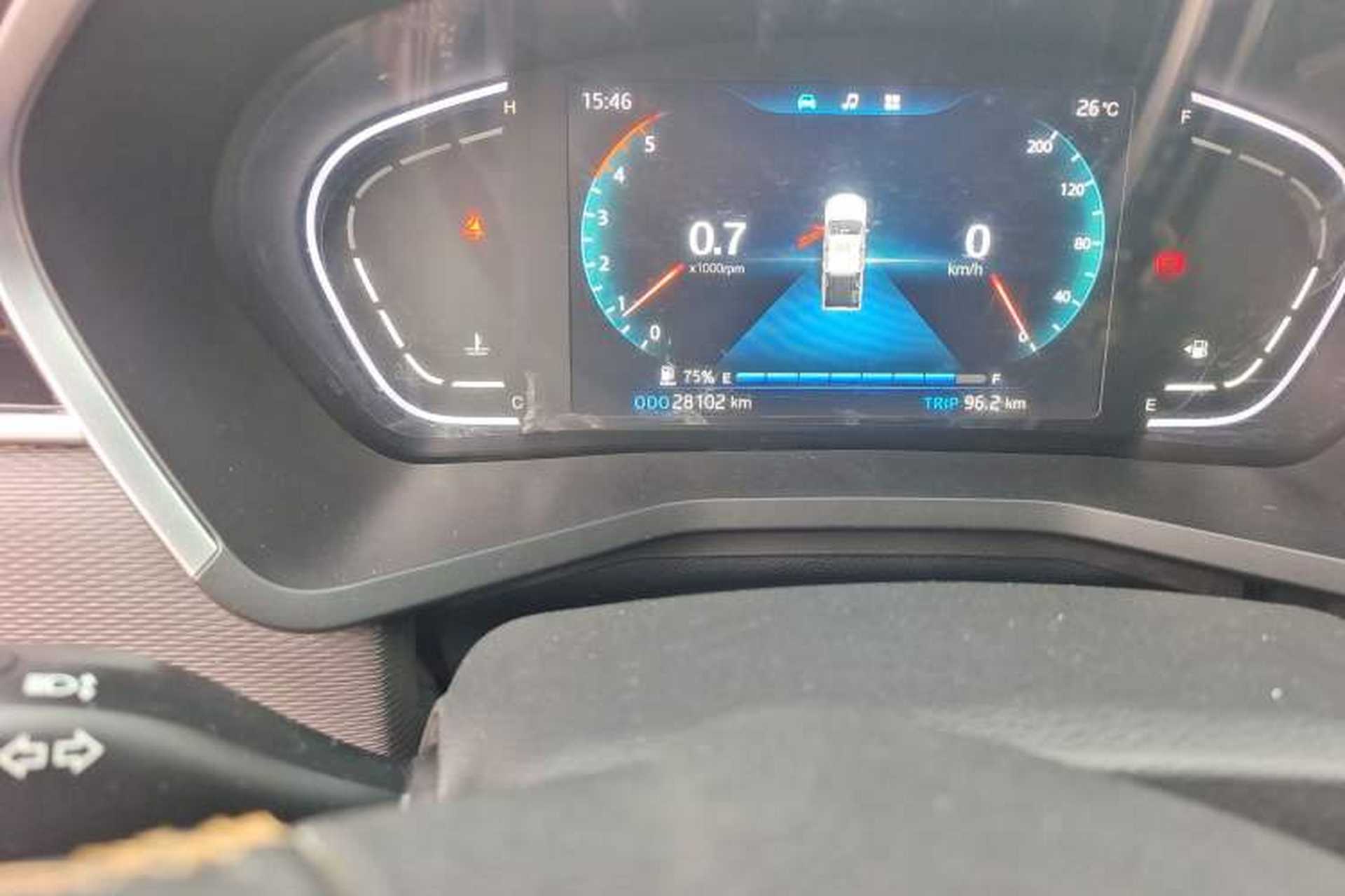 Used JAC Group Hantoo 2021 2.0T Commercial Version Manual Diesel Two-Wheel Drive Elite Trim with Dual HFC4DB2-2E Odometer Close Up