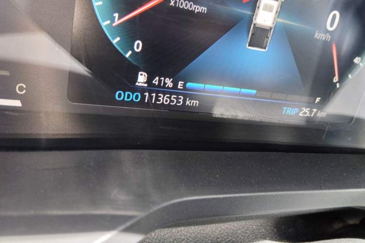 Used JAC Group Hantoo 2021 2.0T Commercial Version Manual Diesel Two-Wheel Drive Elite Trim with Dual HFC4DB2-2E Odometer Close Up