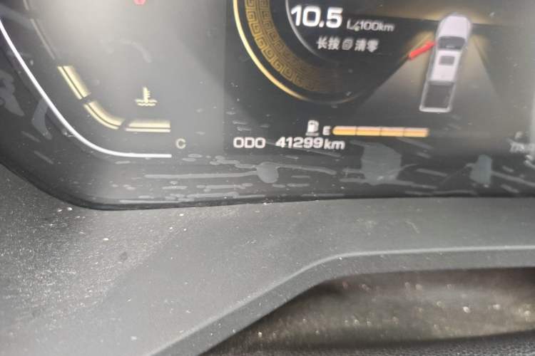 Used JAC Group Hantoo 2023 2.0T Automatic Diesel 4x4 Elite Plus Odometer Close Up