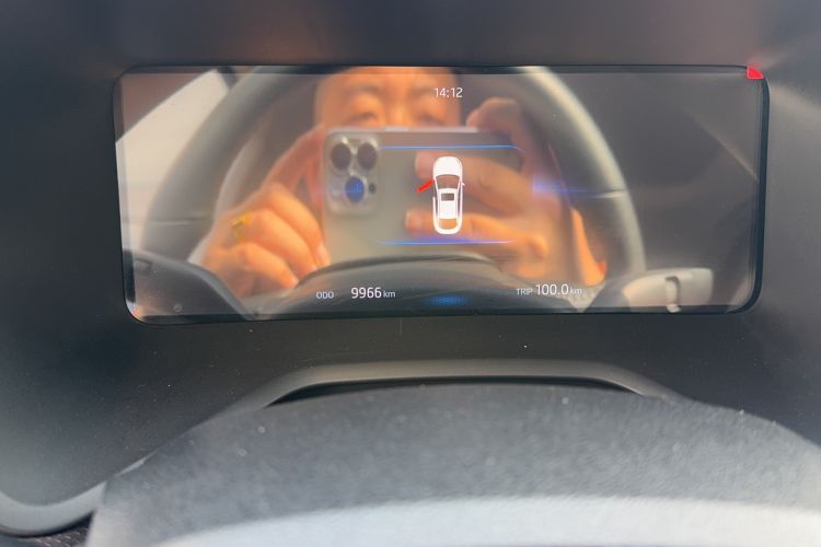 Used JAC Group iC5 2020 Luxury Sport Edition Odometer Close Up