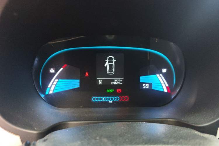 Used JAC Group iEV 2015 iEV5 Odometer Close Up