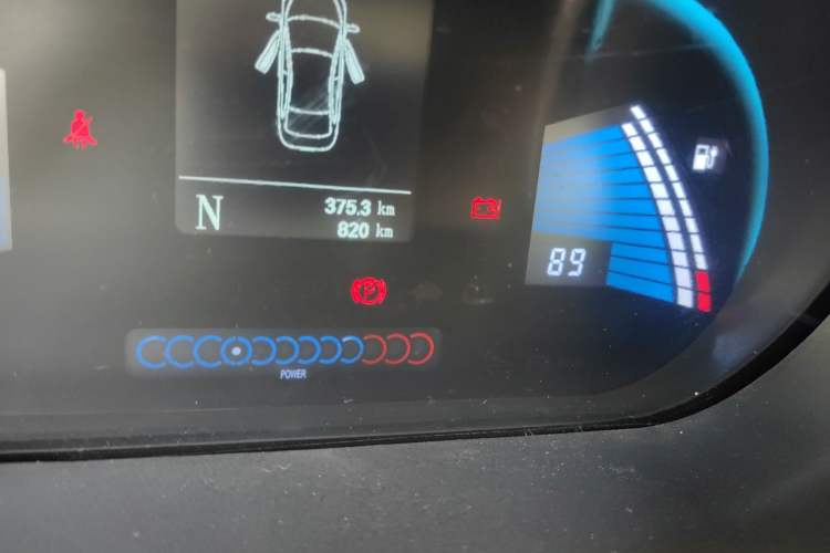 Used JAC Group iEV 2015 iEV5 Odometer Close Up