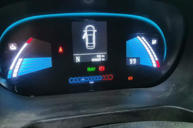 Used JAC Group iEV 2015 iEV5 Odometer Close Up