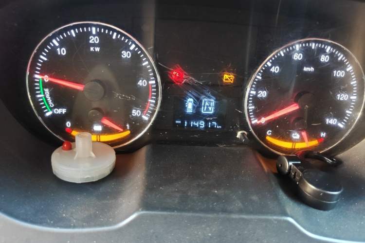 Used JAC Group iEV 2015 iEV4 Luxury Model Odometer Close Up