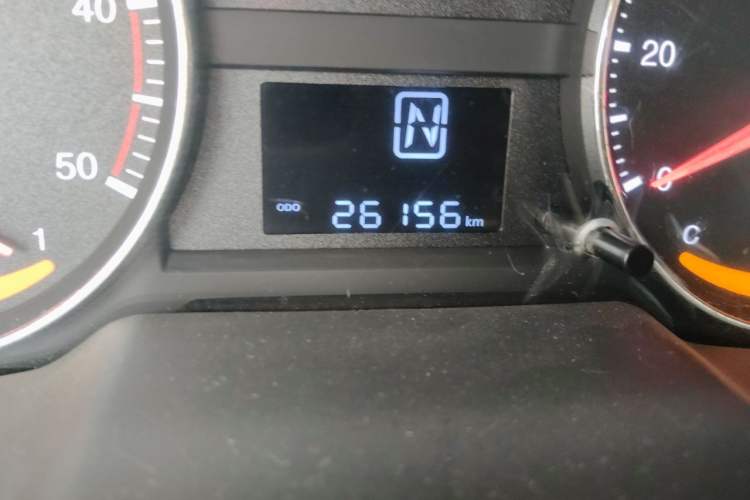 Used JAC Group iEV 2017 iEV4 Luxury Model Odometer Close Up