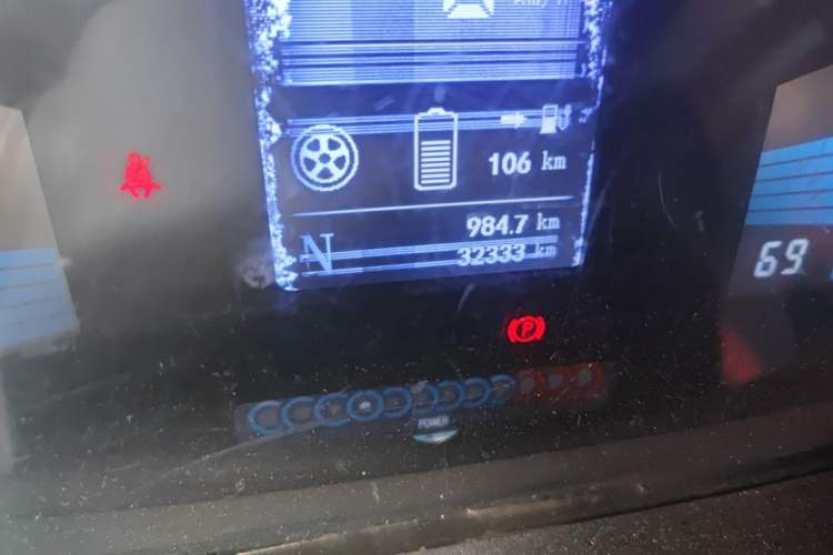Used JAC Group iEV6E 2017 iEV6E Time Edition Odometer Close Up