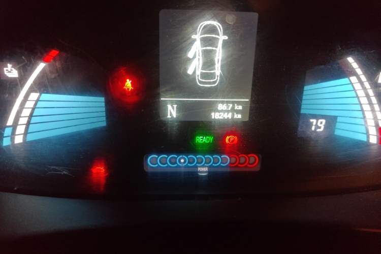Used JAC Group iEV6E 2017 iEV6E Time Edition Odometer Close Up