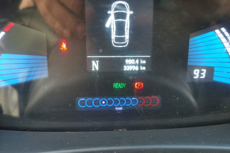 Used JAC Group iEV6E 2017 iEV6E Odometer Close Up