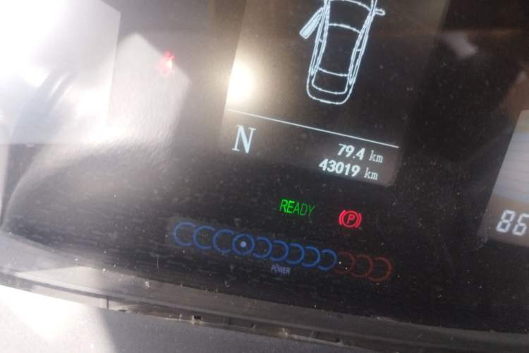 Used JAC Group iEV6E 2017 iEV6E Odometer Close Up