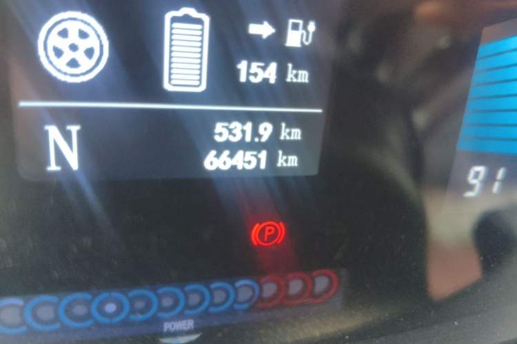 Used JAC Group iEV6E 2017 iEV6E Time Edition Odometer Close Up