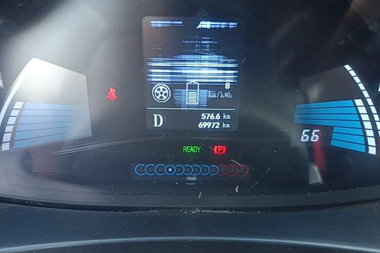 Used JAC Group iEV6E 2017 iEV6E Odometer Close Up