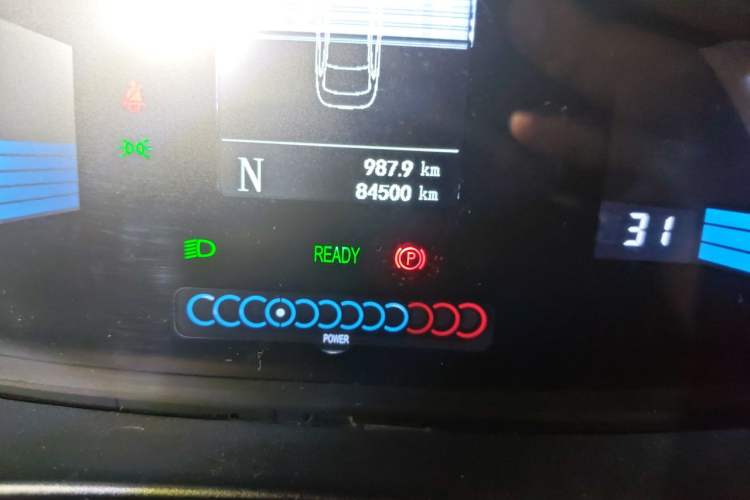 Used JAC Group iEV6E 2017 iEV6E Odometer Close Up