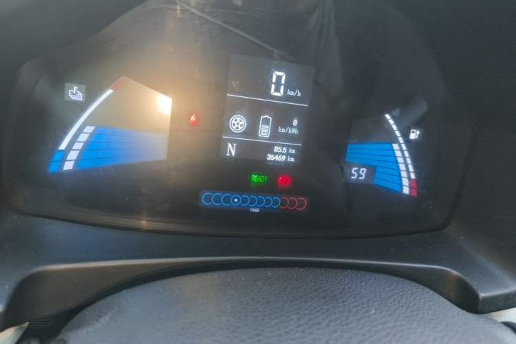 Used JAC Group iEV6E 2017 iEV6E Odometer Close Up