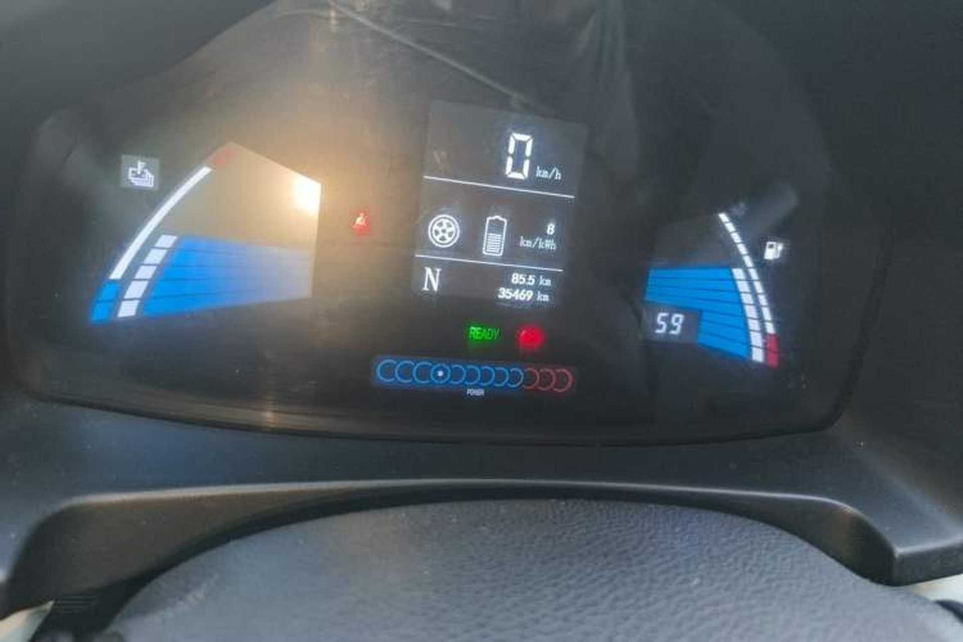 Used JAC Group iEV6E 2017 iEV6E Odometer Close Up