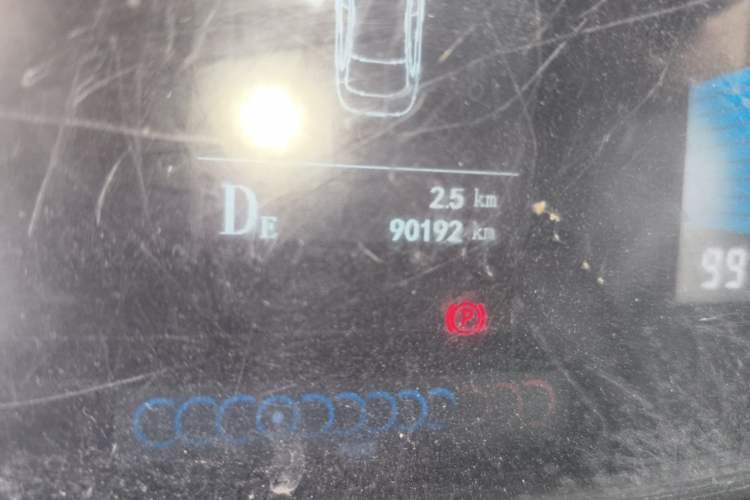 Used JAC Group iEV6E 2017 iEV6E Time Edition Odometer Close Up