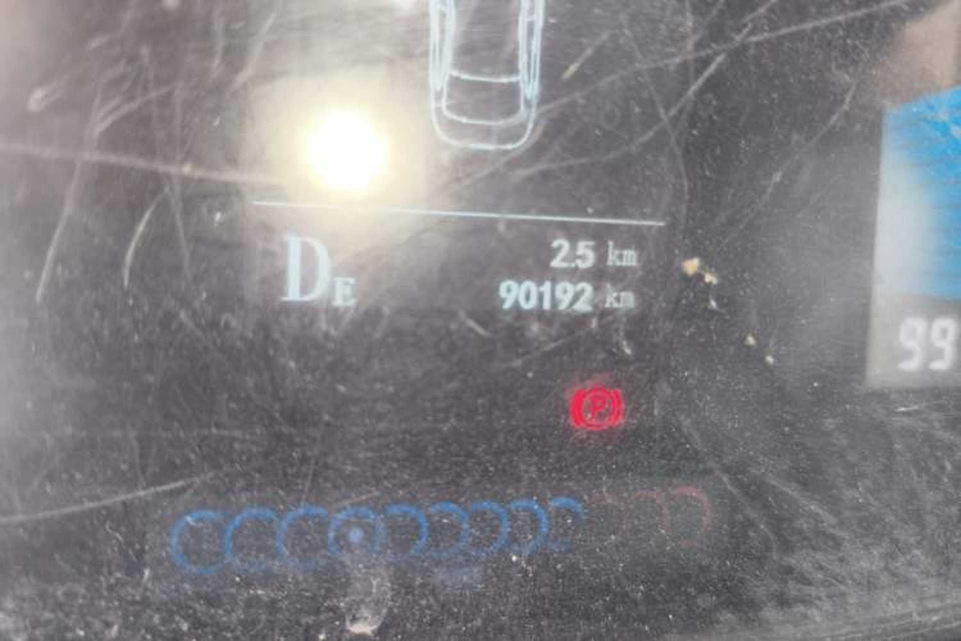 Used JAC Group iEV6E 2017 iEV6E Time Edition Odometer Close Up