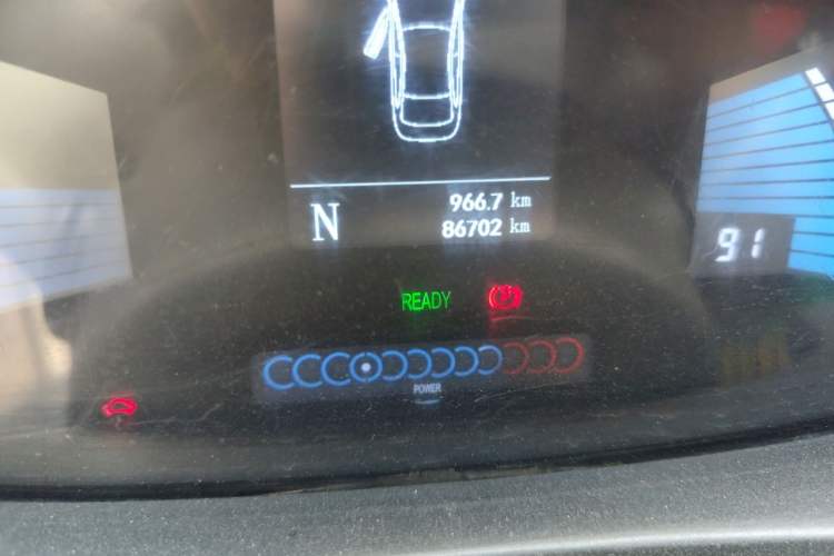 Used JAC Group iEV6E 2017 iEV6E Odometer Close Up