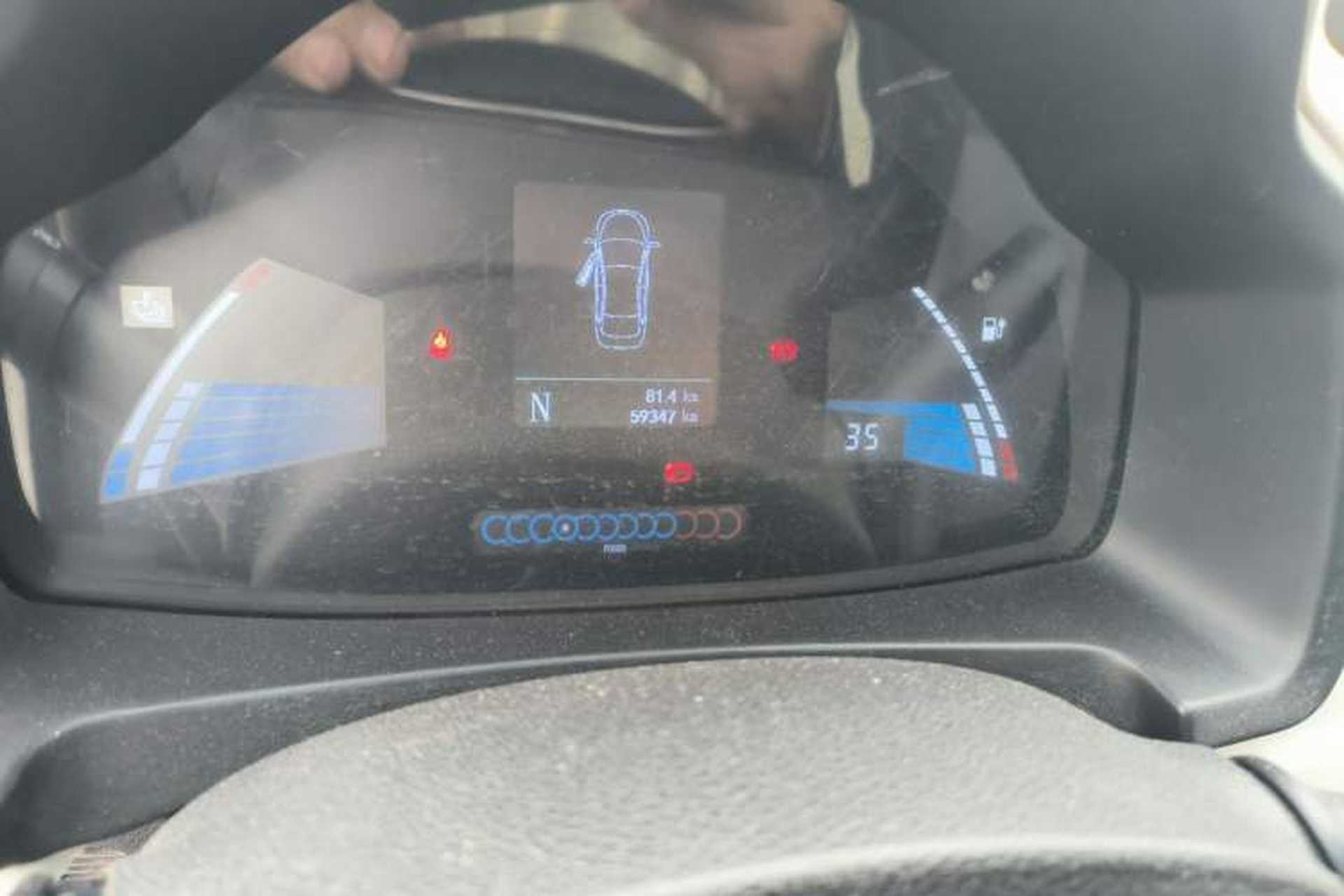 Used JAC Group iEV6E 2017 iEV6E Odometer Close Up