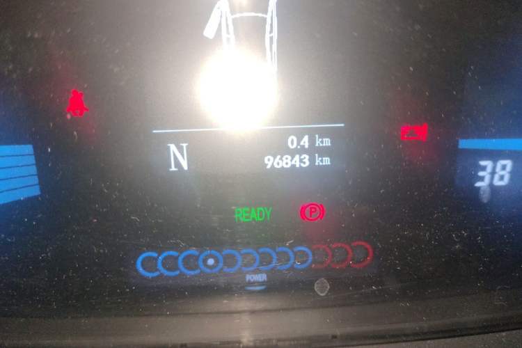 Used JAC Group iEV6E 2017 iEV6E Time Edition Odometer Close Up
