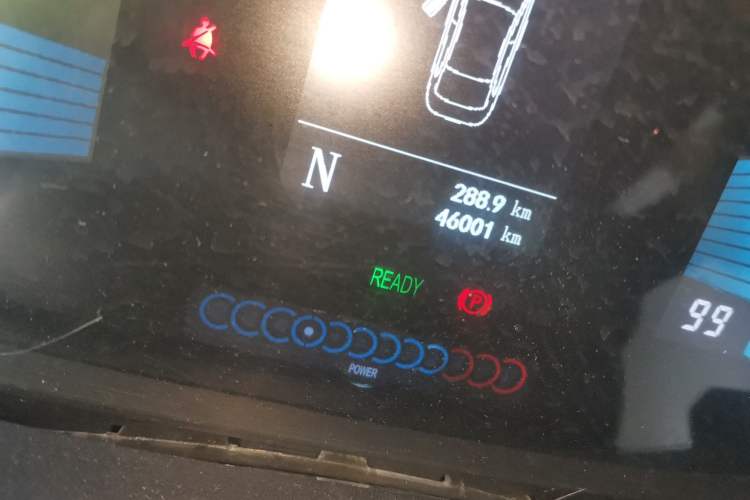 Used JAC Group iEV6E 2018 Upgraded Edition iEV6E Luxury Smart Model Odometer Close Up
