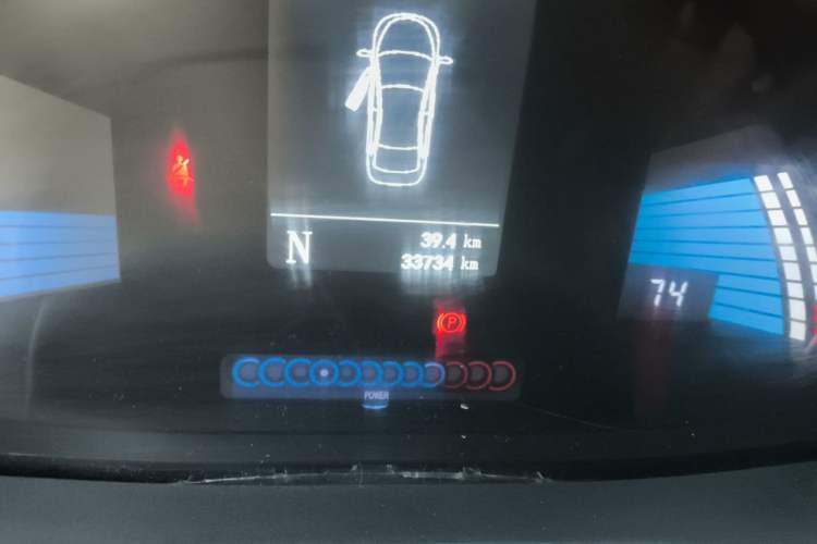 Used JAC Group iEV6E 2018 Upgraded Edition iEV6E Luxury Smart Model Odometer Close Up