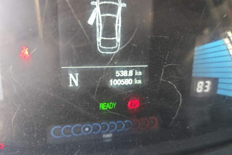 Used JAC Group iEV6E 2018 Upgraded Edition iEV6E Luxury Smart Model Odometer Close Up