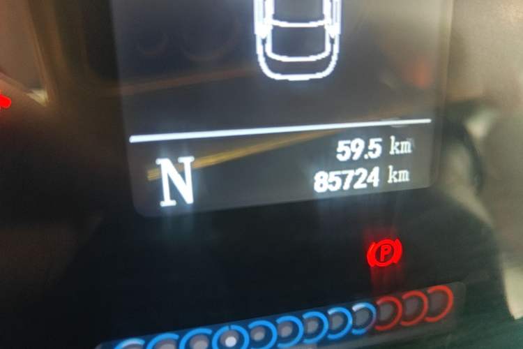 Used JAC Group iEV6E 2018 Upgraded Edition iEV6E Luxury Smart Model Odometer Close Up