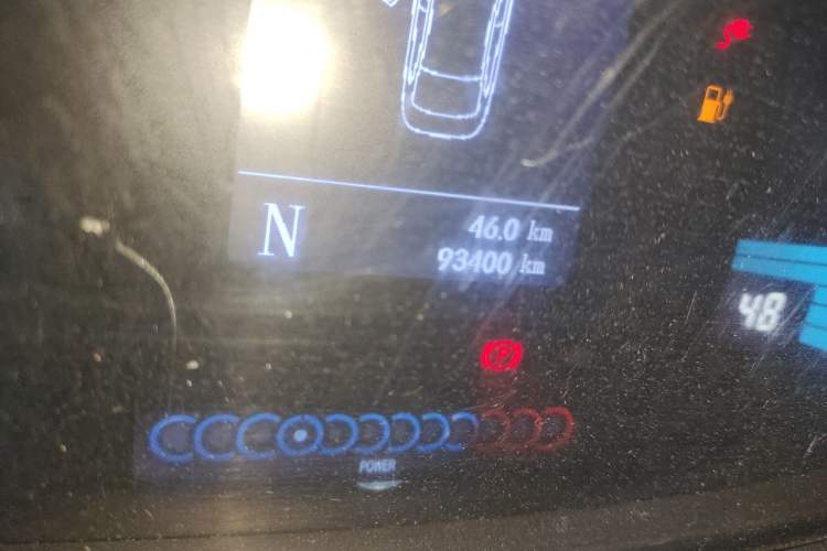 Used JAC Group iEV6E 2018 Upgraded Edition iEV6E Luxury Smart Model Odometer Close Up