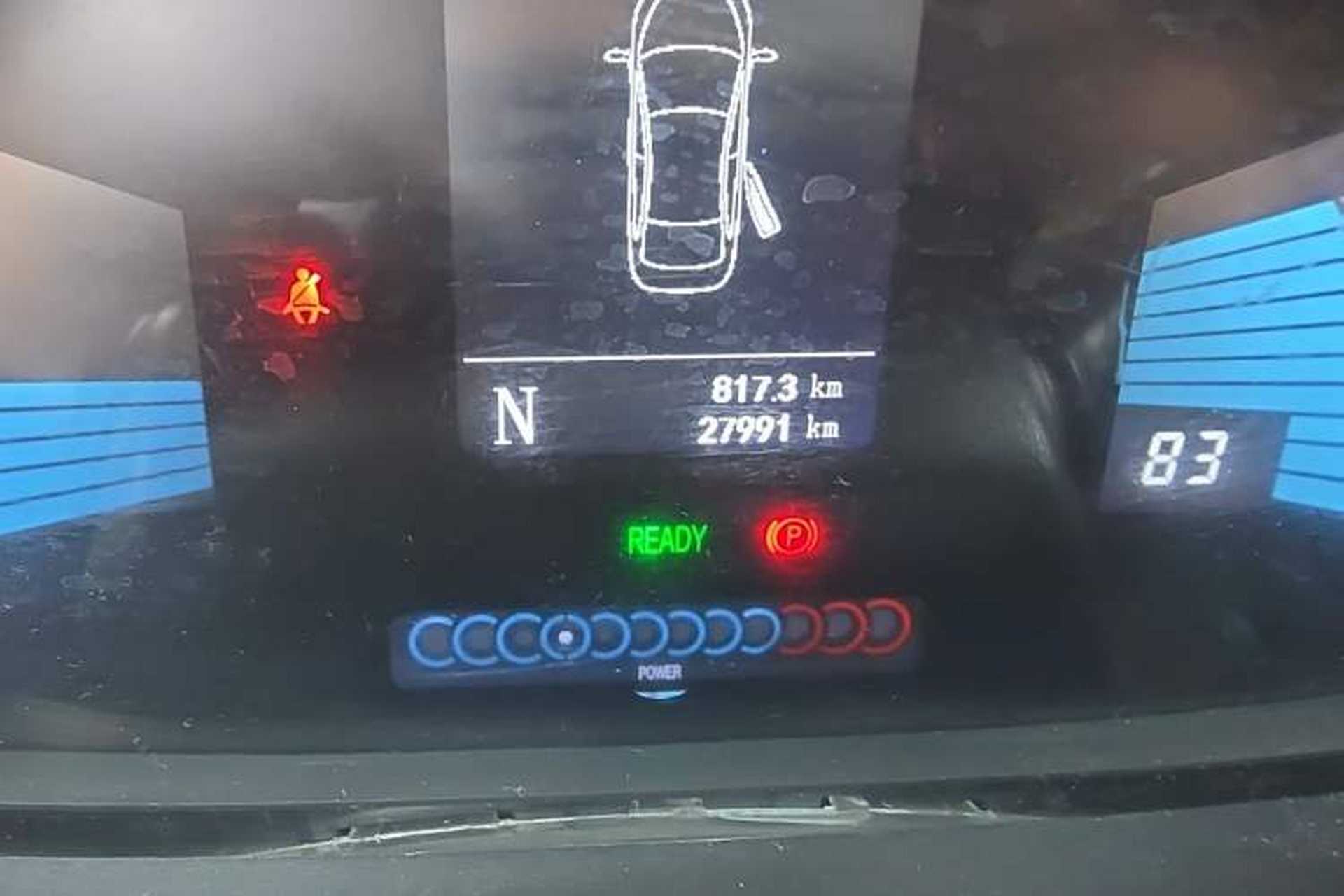 Used JAC Group iEV6E 2019 Upgraded Model iEV6E Luxury Smart Version Odometer Close Up