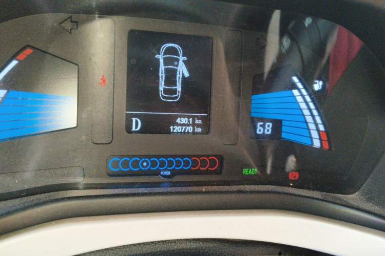 Used JAC Group iEV6S 2016 Smart Edition Odometer Close Up