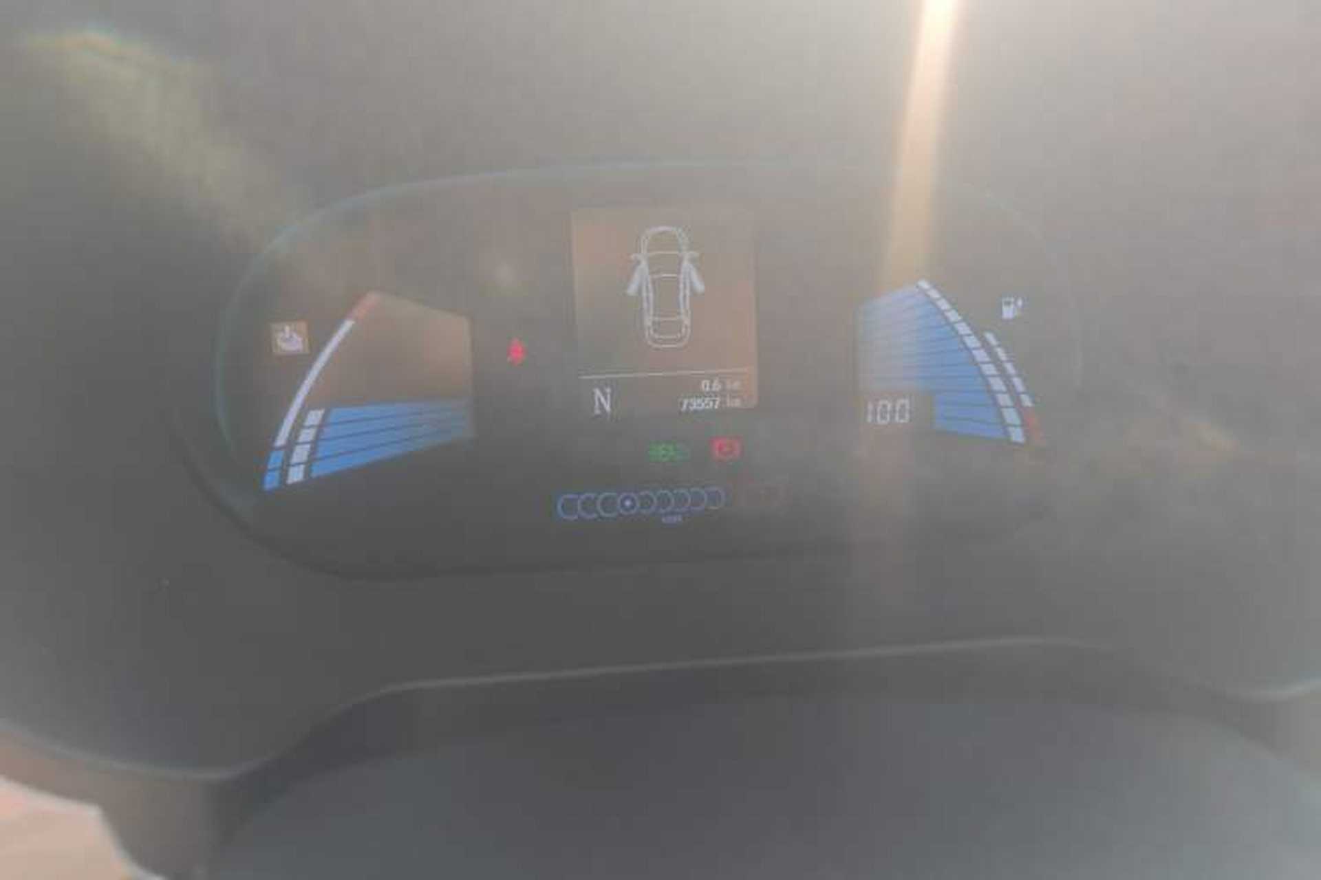 Used JAC Group iEV7 2019 iEV7L Luxury Smart Model Odometer Close Up