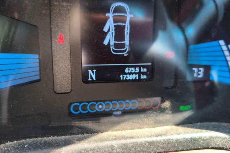 Used JAC Group iEV7S 2018 Smart Enjoyment Model Odometer Close Up