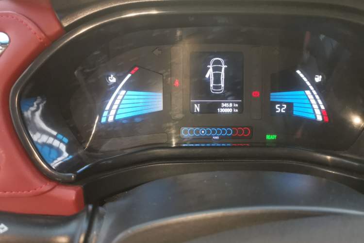 Used JAC Group iEV7S 2018 Smart Enjoyment Model Odometer Close Up