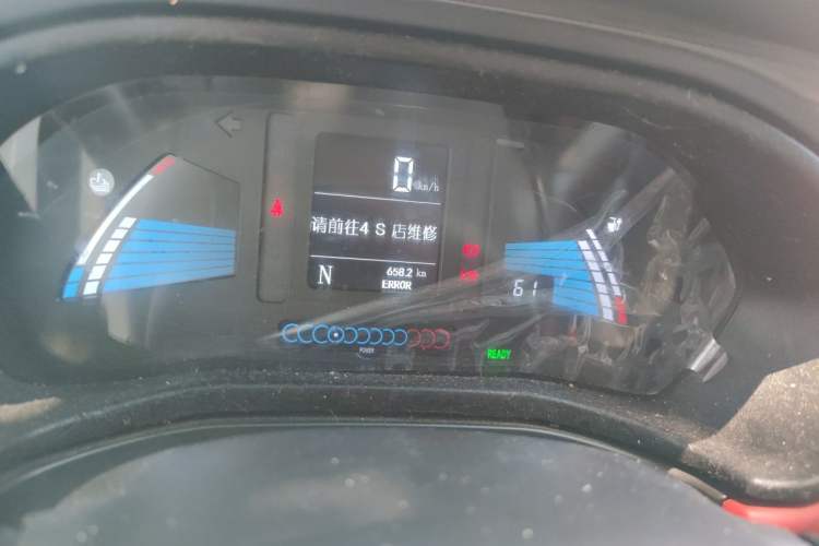 Used JAC Group iEV7S 2018 Smart Enjoyment Model Odometer Close Up