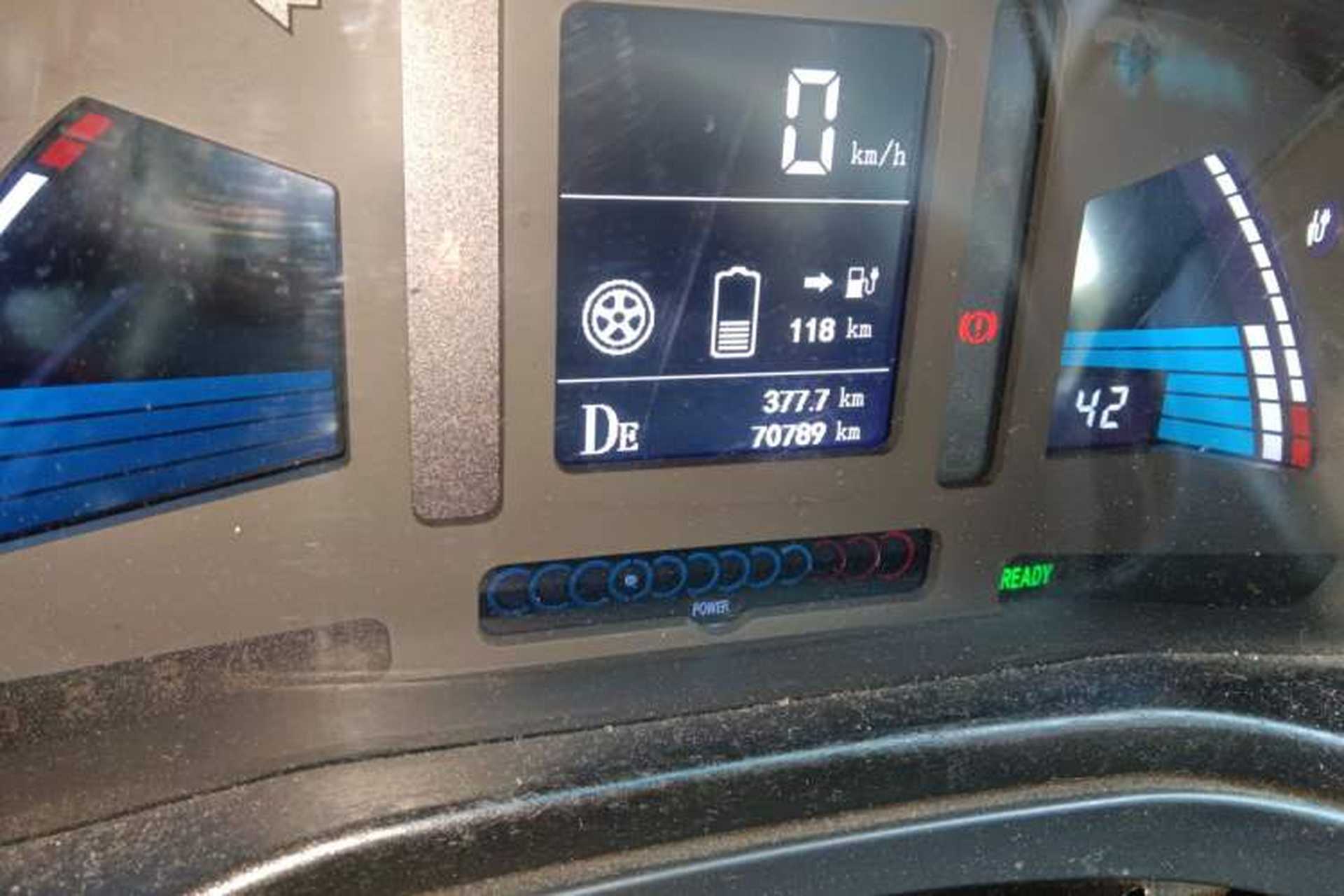 Used JAC Group iEV7S 2019 Luxury Smart Fully Equipped Edition Odometer Close Up