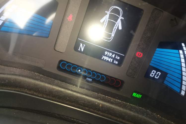 Used JAC Group iEV7S 2019 Luxury Smart Supreme Deluxe Edition Odometer Close Up