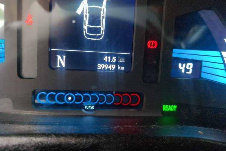 Used JAC Group iEV7S 2019 Luxury Smart Supreme Deluxe Edition Odometer Close Up