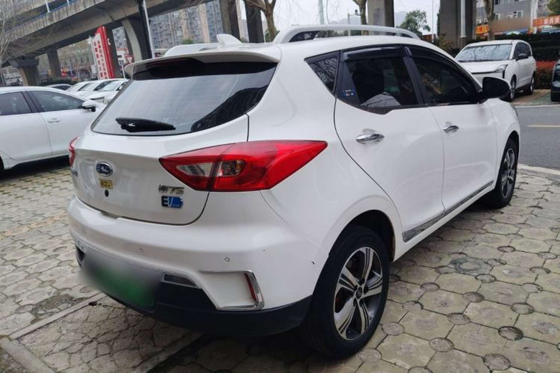 Used JAC Group iEV7S 2019 Luxury Smart Model Rear Right 45 Deg