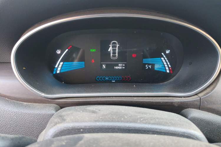 Used JAC Group iEVA50 2018 Luxury Model Odometer Close Up