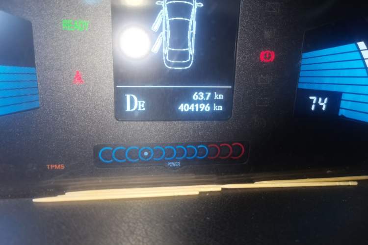 Used JAC Group iEVA50 2018 Luxury Model Odometer Close Up