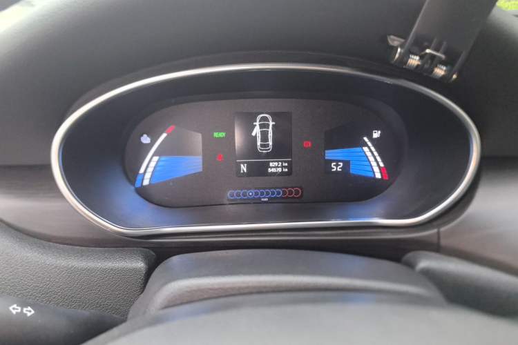 Used JAC Group iEVA50  Odometer Close Up