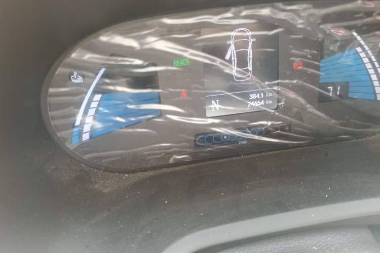 Used JAC Group iEVA50 2021 Battery-Swap Comfort Version Odometer Close Up