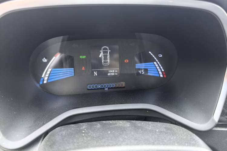 Used JAC Group iEVA50 2021 Battery-Swap Comfort Version Odometer Close Up