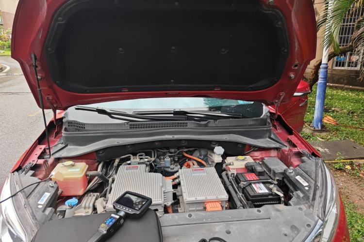 Used JAC Group iEVS4 2019 Revised Version Luxury Smart Edition Engine Bay