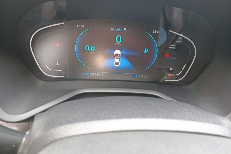 Used JAC Group J7 2020 1.5T CVT Superior Trim Odometer Close Up